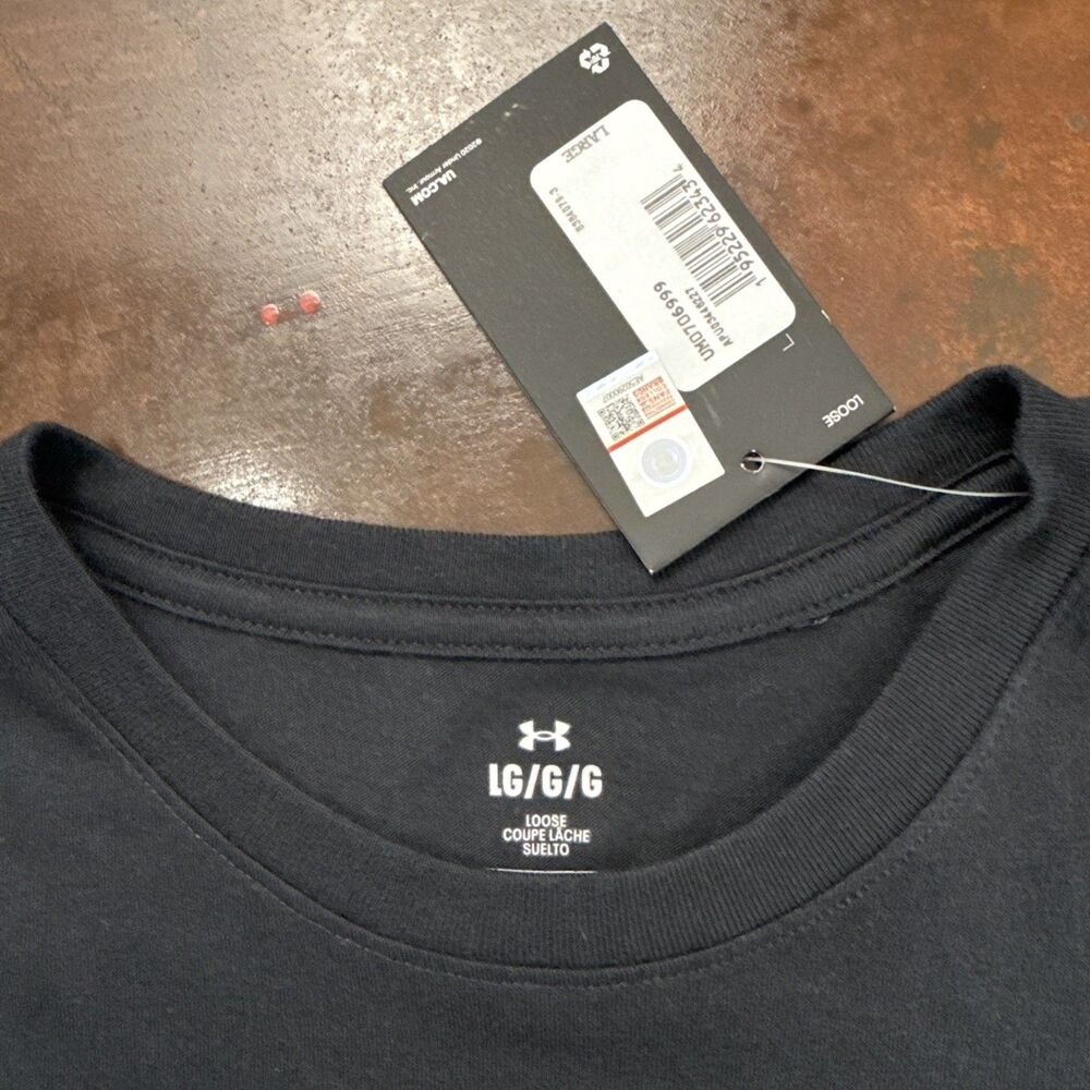 South Carolina Gamecocks Men's Black Under Armour Tee Shirt Large Loose College - Picture 7 of 14